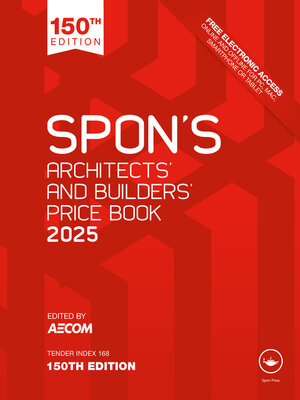 cover image of Spon's Architects' and Builders' Price Book 2025